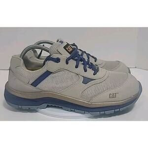 CAT Composite Toe Work Shoe Tan/Blue (P91374) women Size 10